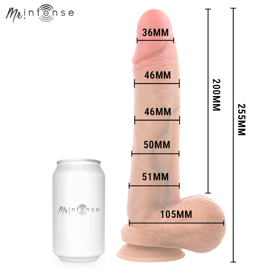 MR intense - gary XL pénis en silicone ultra-réaliste avec testicules 25,5 CM -Ø- 5,1 CM — MR. INTENSE, vue 5