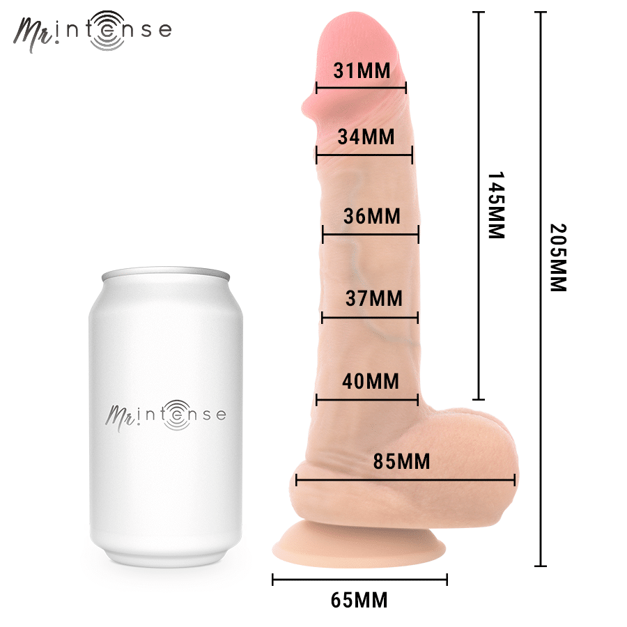 MR intense - danny godemichet éjaculant en silicone 20,5 CM -Ø- 4 CM — MR. INTENSE, vue 4