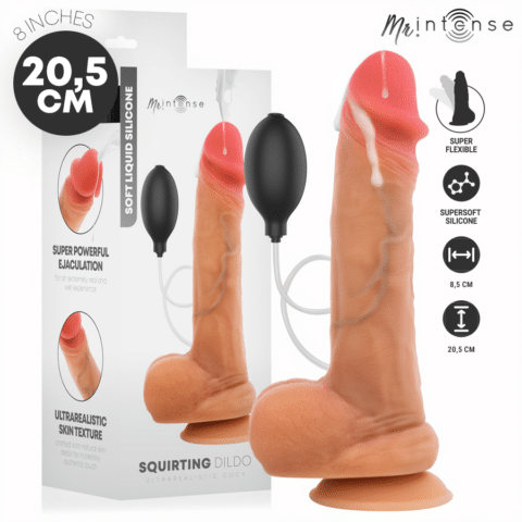 MR intense - danny godemichet éjaculant en silicone 20,5 CM -Ø- 4 CM