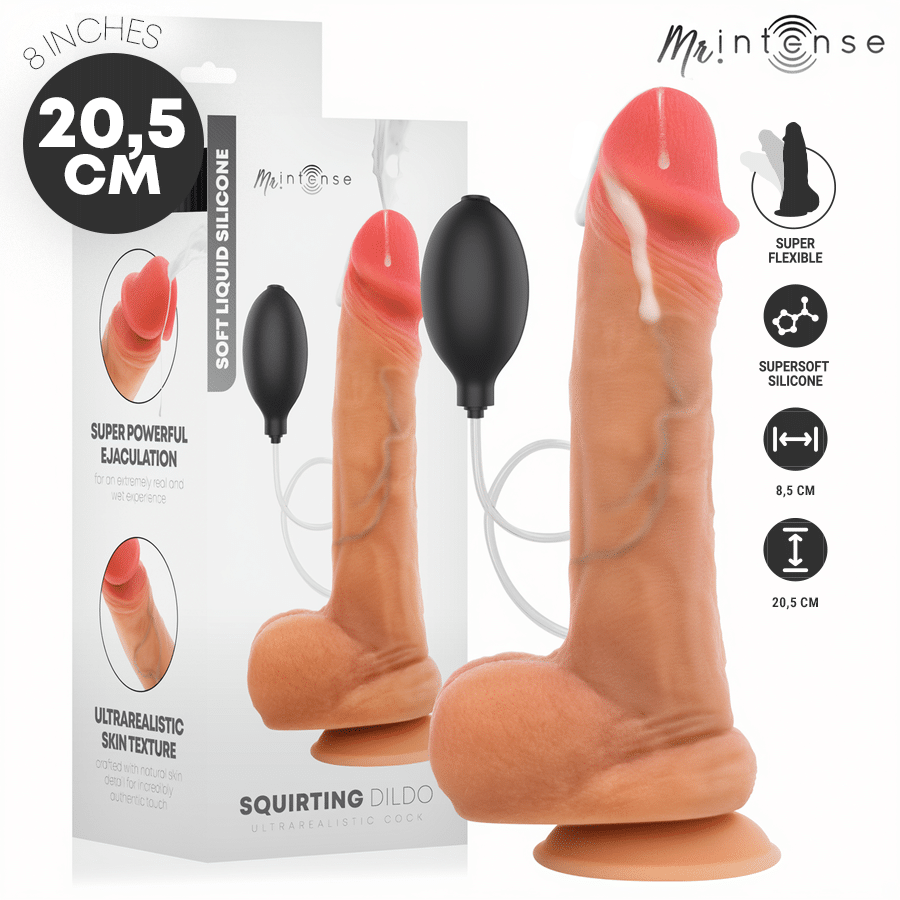 MR intense - danny godemichet éjaculant en silicone 20,5 CM -Ø- 4 CM — MR. INTENSE