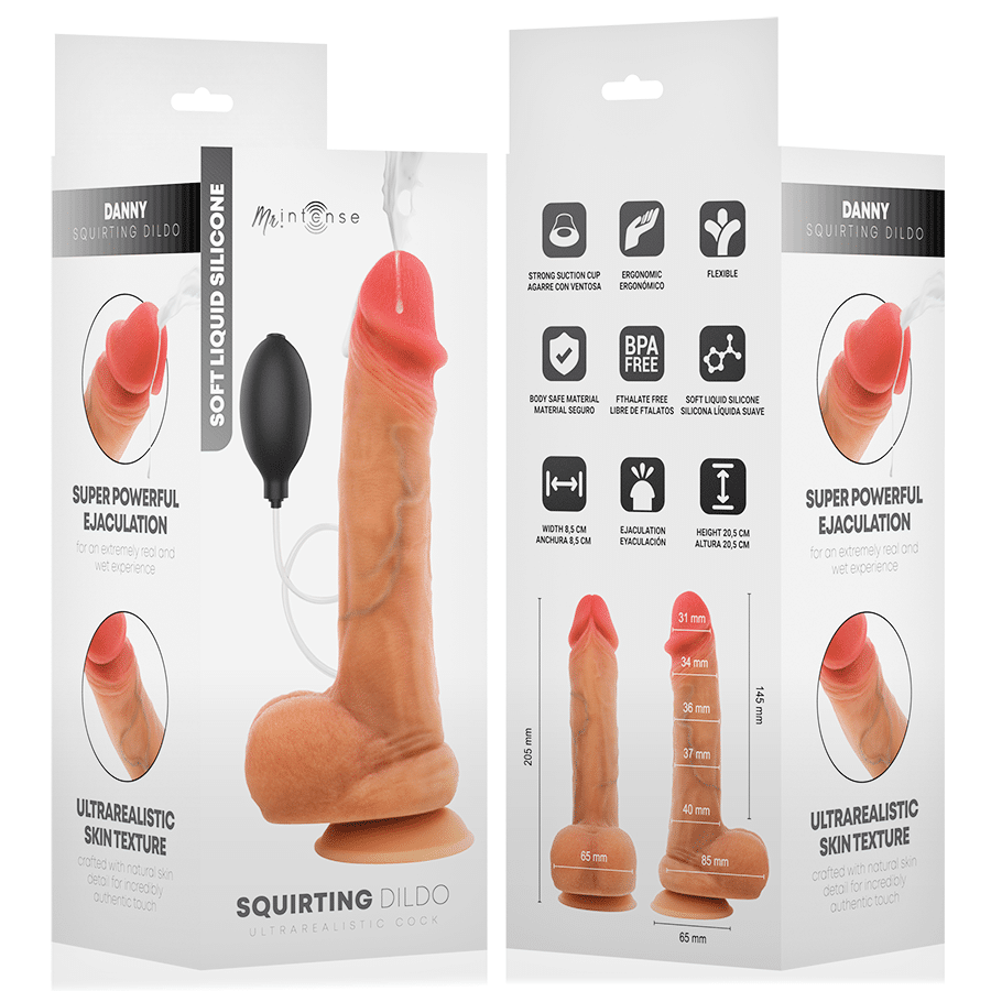 MR intense - danny godemichet éjaculant en silicone 20,5 CM -Ø- 4 CM — MR. INTENSE, vue 8