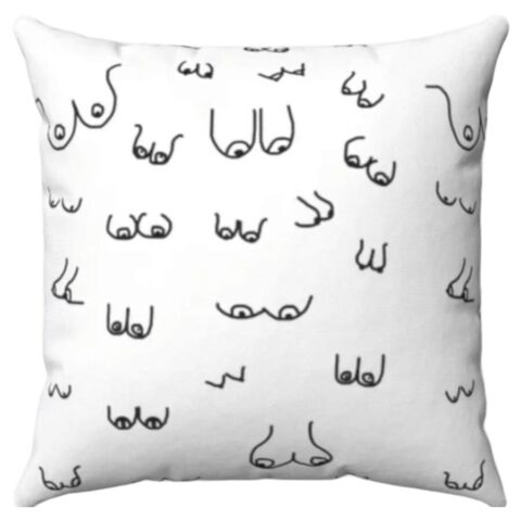 Coussin de seins 30 X 30 blanc — DIABLO PICANTE