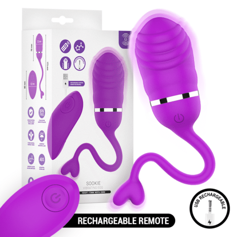 Sookie ŒUF vibrant à télécommande violet