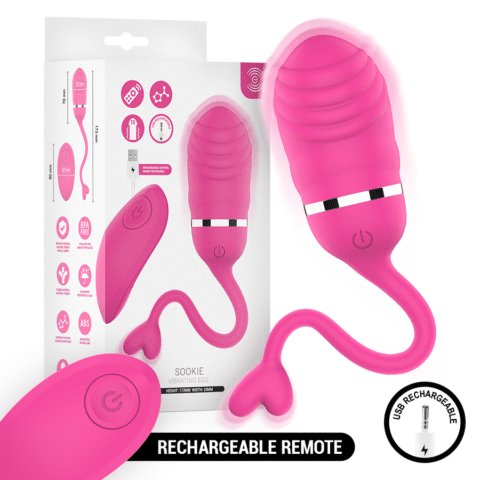 Sookie ŒUF vibrant rose à télécommande