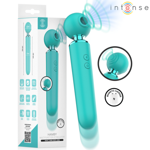 Hamby stimulateur multifonctionnel à succion et vibration