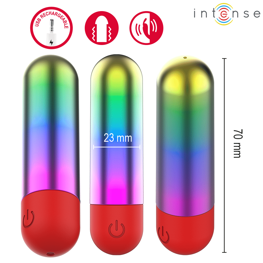 Debbie rainbow clitoris vibrant balle — INTENSE, vue 4