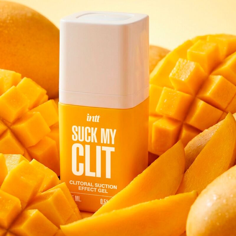 Suck MY clit gel effet succion parfum mangue tropicale, 15 ML — INTT, vue 5