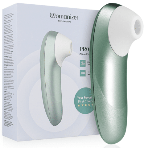 Stimulateur clitorial PRO vibrant vert sauge — WOMANIZER