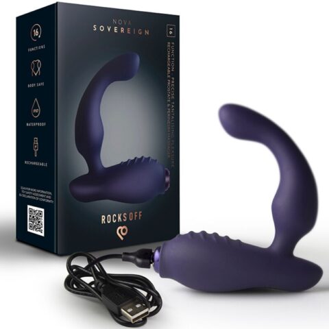 Mini baguette rechargeable 16 fonctions rose pivoine