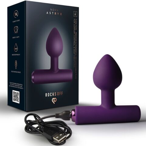 Mini baguette rechargeable 16 fonctions rose pivoine