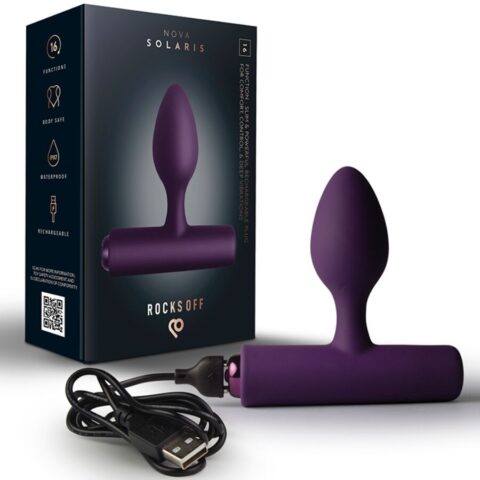 Mini baguette rechargeable 16 fonctions rose pivoine