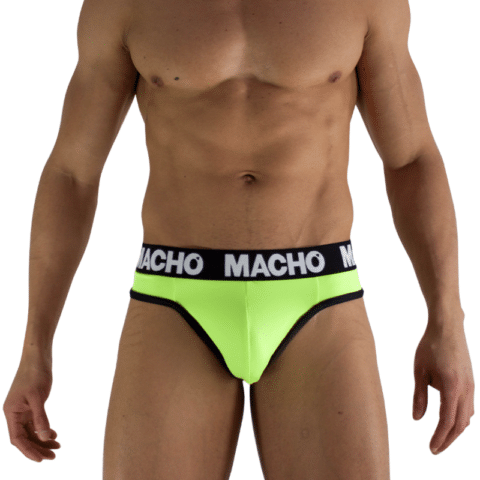 String jaune fluorescent taille S