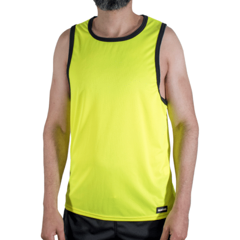 T-shirt de sport jaune L/XL