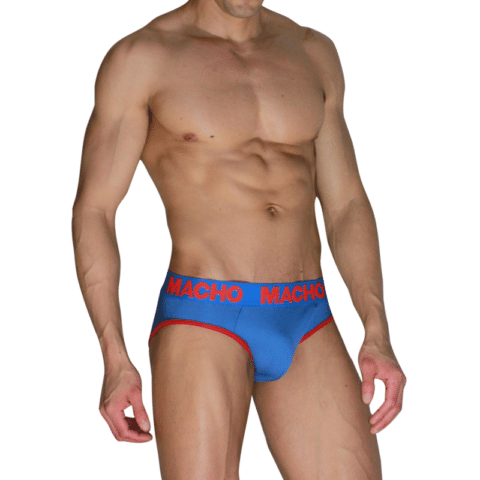 Classic slip bleu + rouge XL