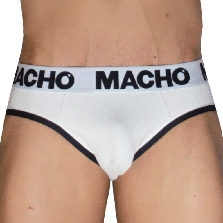 Classique blanc + noir XL — MACHO, vue 2