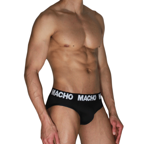 Classique slip noir + noir M