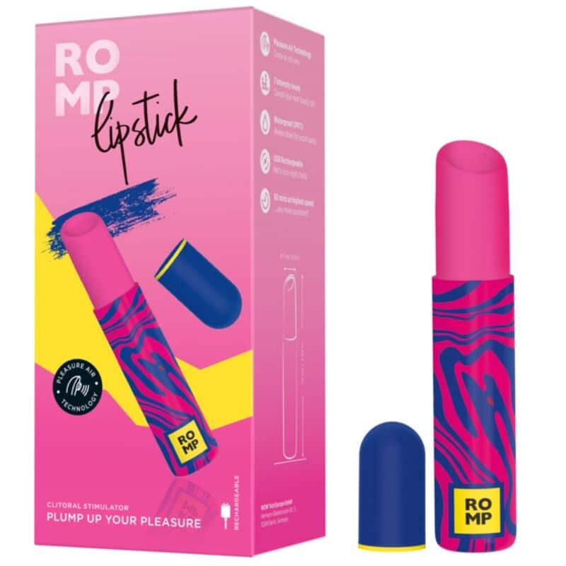 Rouge à lèvres stimulant le clitoris 7 niveaux — ROMP, vue 6