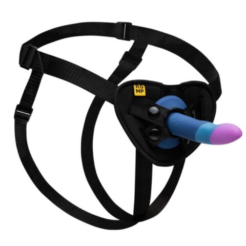 Piccolo godemichet en silicone avec ventouse tricolore 14 CM