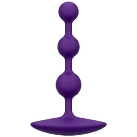 AMP perles anales en silicone flexible violettes 12,5 CM — ROMP