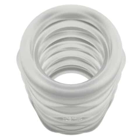 Mosh masturbateur mâle transparent avec gaine réversible de 6 CM