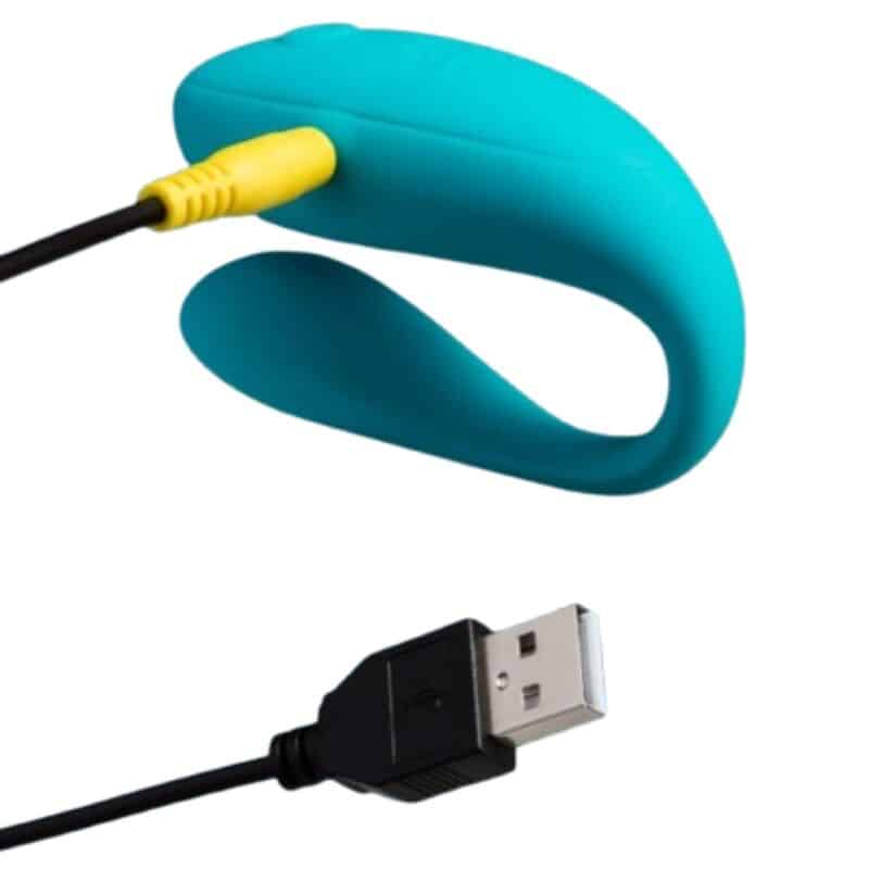 Join vibrateur turquoise pour couples — ROMP, vue 5