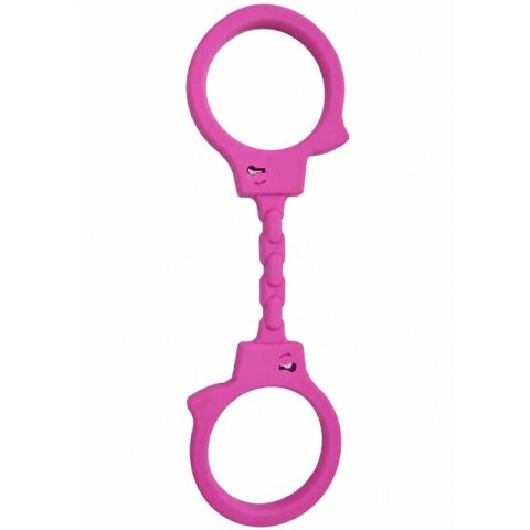 Menottes en silicone fuchsia — DIABLO PICANTE