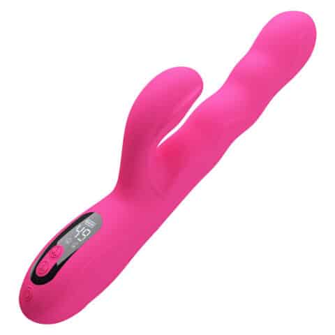 Vibrateur lapin multifonction winters avec affichage LED rose — PRETTY LOVE