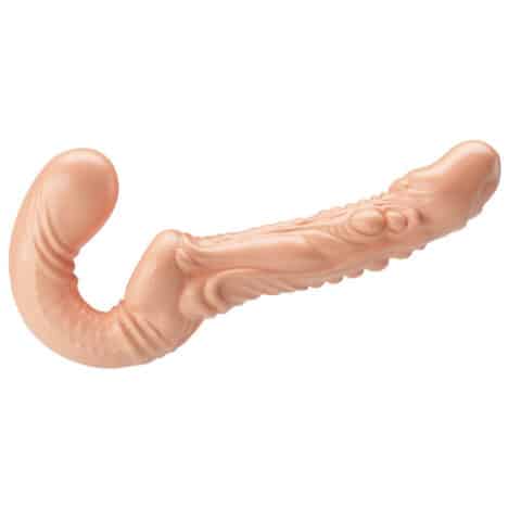 Emma strap-on texturé à double pénétration