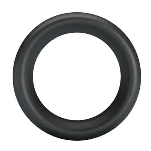 Elio anneau pénal en silicone noir — CRAZY BULL