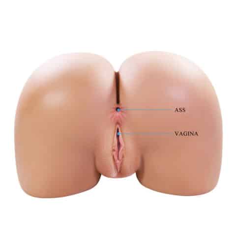 Julia XXL masturbateur vibrant double vaginal et anal flesh — CRAZY BULL