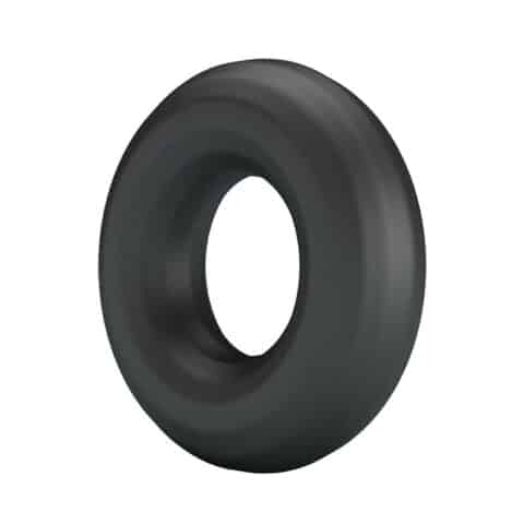 Anneau pénal urban en silicone ultra doux noir — CRAZY BULL