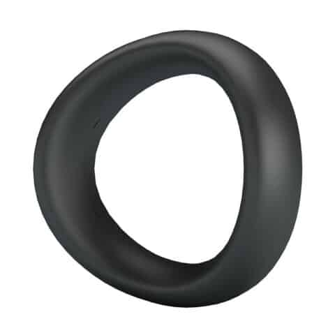 Valen anneau pénal ergonomique en silicone noir — CRAZY BULL