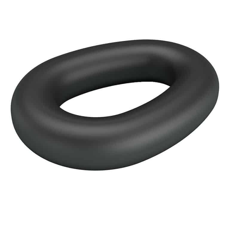 Vesper anneau pénal en silicone ultra doux noir — CRAZY BULL, vue 3