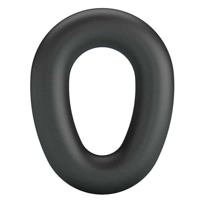 Vesper anneau pénal en silicone ultra doux noir — CRAZY BULL