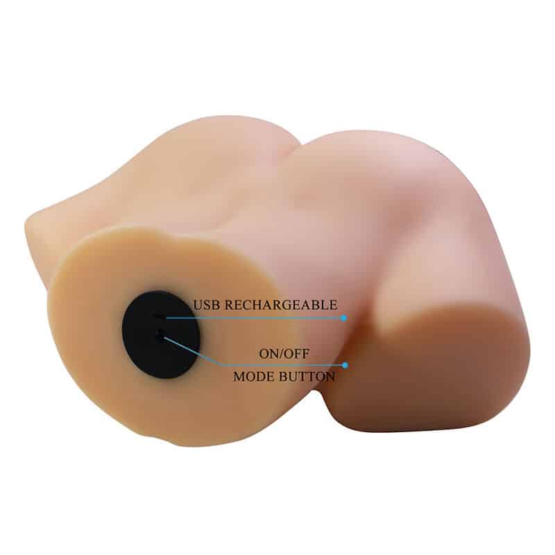 Vivian double masturbateur vibrant vaginal et anal flesh — CRAZY BULL, vue 6