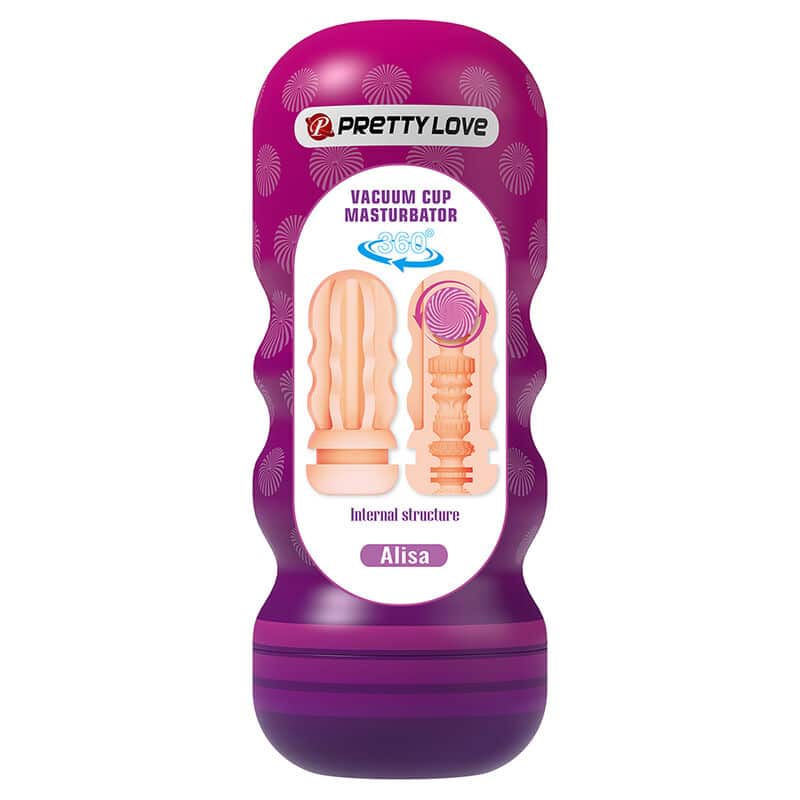Masturbateur lissant vaginal avec ventouse et textures internes — PRETTY LOVE, vue 7