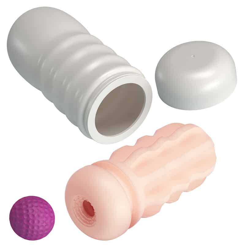 Masturbateur lissant vaginal avec ventouse et textures internes — PRETTY LOVE, vue 3