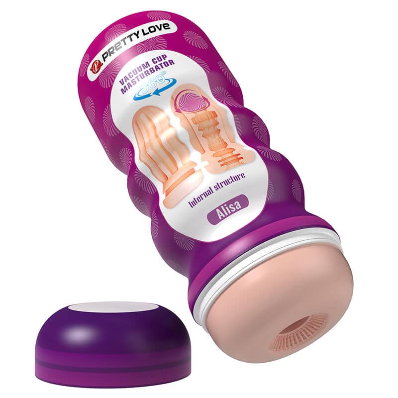 Masturbateur lissant vaginal avec ventouse et textures internes — PRETTY LOVE, vue 2