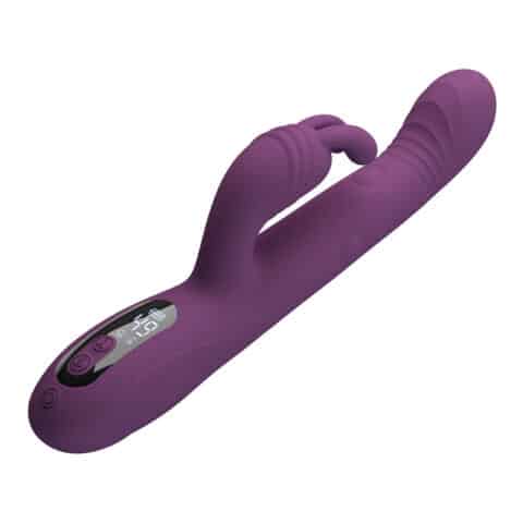 DEE vibrateur lapin multifonction oscillant et à percussion violet — PRETTY LOVE