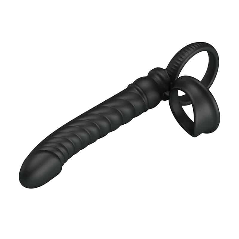 Vibrateur anal merritt avec anneau et vibration noir — PRETTY LOVE