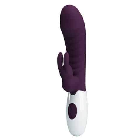Vibrateur lapin naughty bunny 30 fonctions violet — PRETTY LOVE