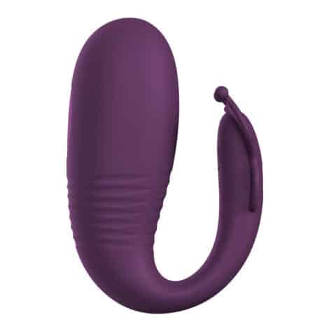 Vibrateur ŒUF à profondeur klay contrôlé par application violet — PRETTY LOVE