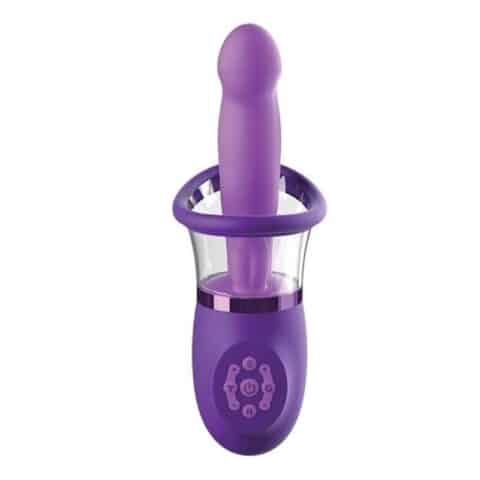 Vibrateur lapin PRO plus ultimate pleasure violet 20,3 CM — FANTASY FOR HER