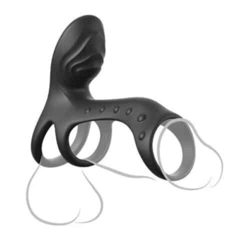 Anneau pénis vibrant ultimate couples cage PRO 19,5 CM