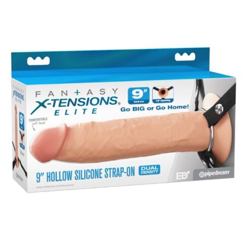 Elite realistic hollow strap-on 24,1 CM — FANTASY X-TENSIONS