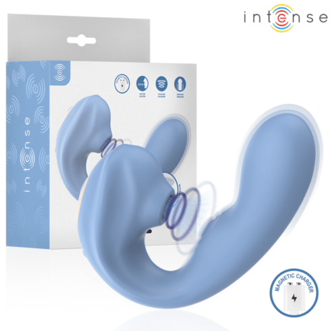 Gina stimulateur clitorial multifonctionnel bleu — INTENSE