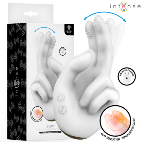 Jimmy stimulateur multifonction en forme de main avec vibration et chaleur — INTENSE