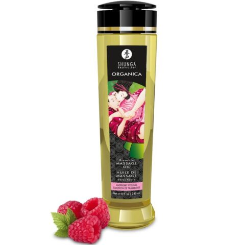 Huile de massage BIO à la framboise 240 ML