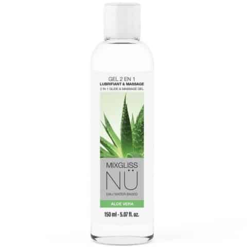 Gel lubrifiant et de massage 2 en 1 à base d'eau nuru à l'aloe vera 150 ML — MIXGLISS