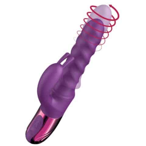 Vibrateur tourbillon lapin violette